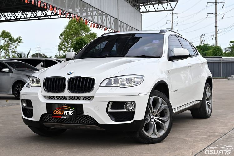 รถ BMW X6 3.0 xDrive30d 4WD สี ขาว