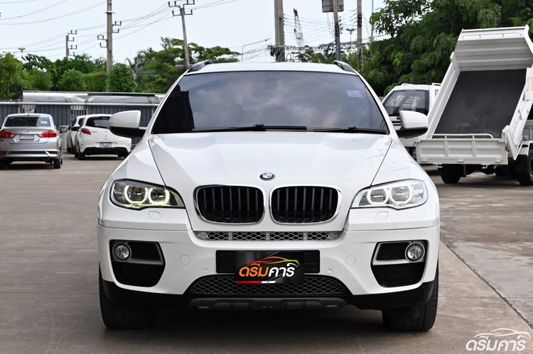 BMW X6 2014 3.0 xDrive30d 4WD Utility-car ดีเซล ไม่ติดแก๊ส เกียร์อัตโนมัติ ขาว รูปที่ 2