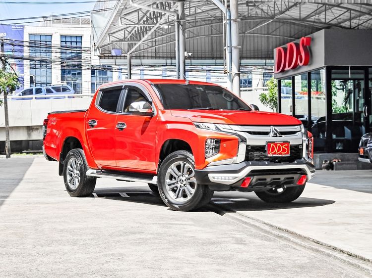 Mitsubishi Triton 2020 All New Double Cab 2.4 GT Premium 4WD Pickup ดีเซล เกียร์อัตโนมัติ ส้ม รูปที่ 4