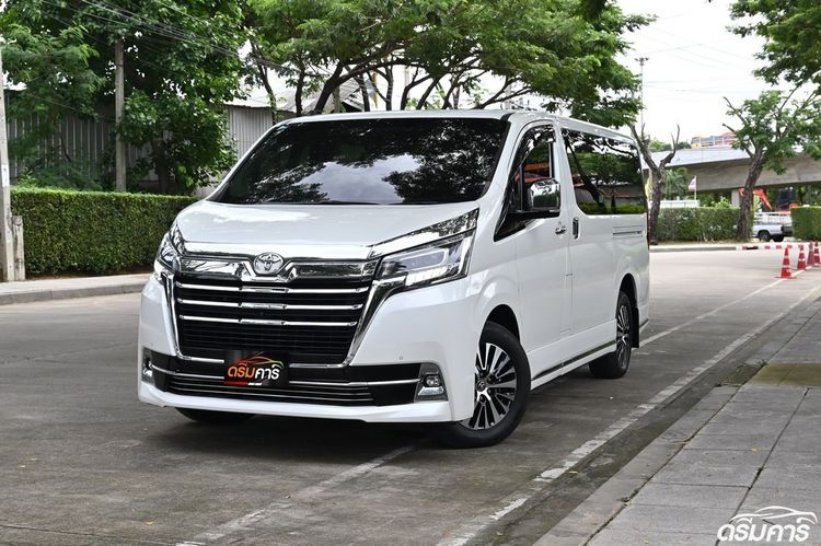 Toyota Majesty 2020 2.8 Grand Van ดีเซล ไม่ติดแก๊ส เกียร์อัตโนมัติ ขาว