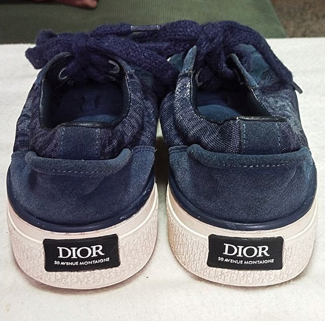 Dior B33 Sneaker Dior Tears Blue Denim  รูปที่ 4