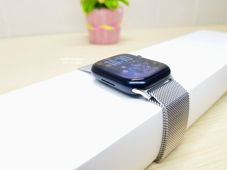 Apple Watch S8 45mm. Midnight Aluminum สาย Stainless Steel Milanese Loop (GPS+Cellular) สุดคุ้ม น่าใช้งาน รูปที่ 6