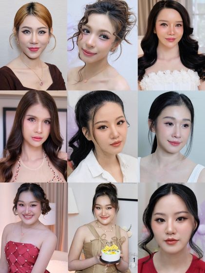 บริการแต่งหน้าทำผมเจ้าสาวรับปริญญาออกงานต่างๆแถว พระราม 2 บางขุนเทียนท่าข้ามบางมดเอกชัยดาวคะนองวงเวียนใหญ่ฝั่งธน 095-939-6324 พอลล่า รูปที่ 17