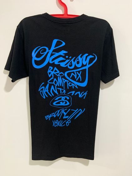 เสื้อยืด STUSSY แท้ 💯 size S วัดจริงขนาด อก 20.5 ยาว 28 นิ้ว สภาพใหม่มาก สีดำเข้ม ลายสวย เนื้อผ้านิ่มมาก หายากน่าสะสมครับ รูปที่ 5