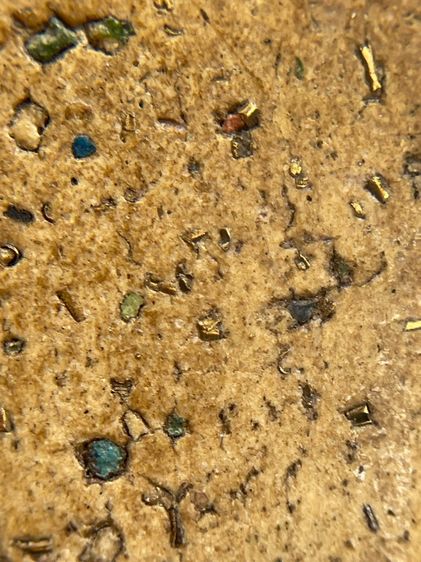 พระสมเด็จพิมพ์พิชัยหลังช้าง ซุ้มครอบแก้ว ลายไทย ศิลปะสวยงาม โรยผงตะไบทอง พุทธคุณสูงแม่เหล็กดูดติด  รูปที่ 13