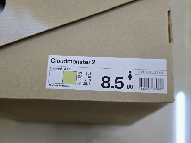  On Cloud ผู้หญิง
รุ่น Cloudmonster 2 สี Undyed Zest
 รูปที่ 9