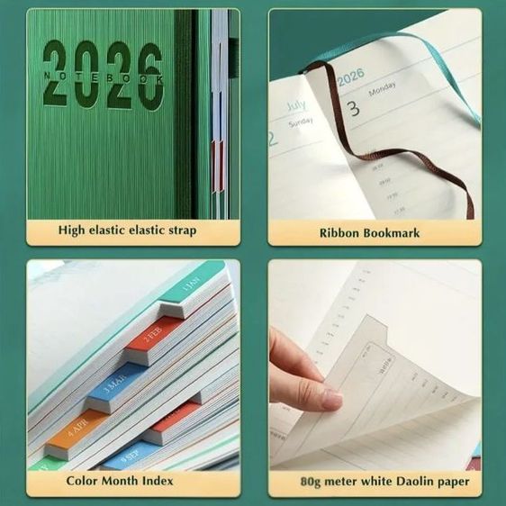 สมุด Planner 2026 Colorful Collection by B'Choices TH รูปที่ 8