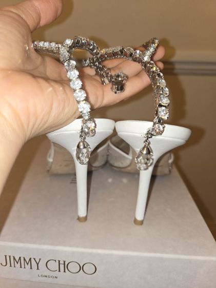 Jimmy Choo รองเท้า ส้นสูง ของแท้ Saeda 37 รูปที่ 10