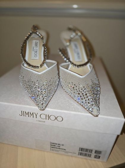 Jimmy Choo รองเท้า ส้นสูง ของแท้ Saeda 37 รูปที่ 8
