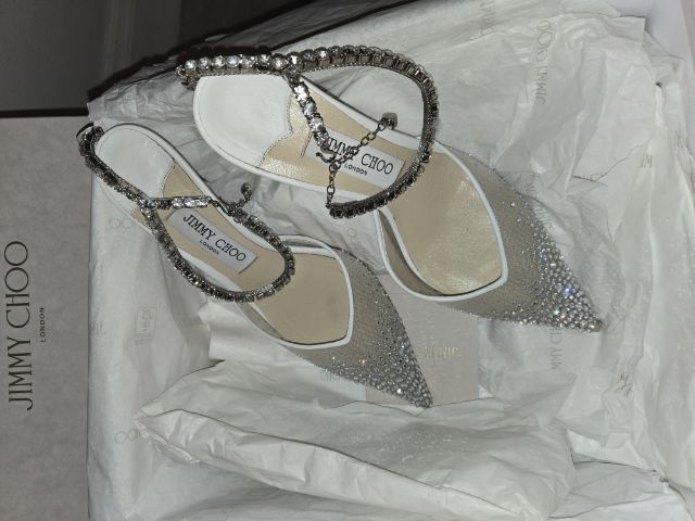 Jimmy Choo รองเท้า ส้นสูง ของแท้ Saeda 37 รูปที่ 2