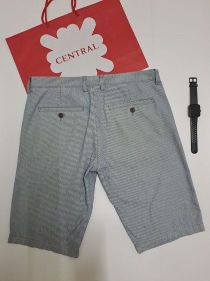 กางเกงขาสั้นสีเทาลายริ้ว แบรนด์ AIIZ‼️ รูปที่ 2
