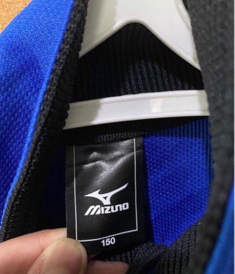 เสื้อวอร์มสีฟ้าเข้ม แบรนด์ Mizuno รูปที่ 4