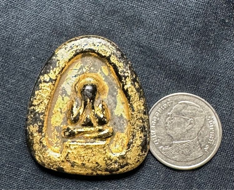 🙏พระปิดตาเนื้อสัมฤทธิ์ ไม่ทราบที่🙏พระปิดตาเนื้อผงคลุกรักทองเดิม  องค์ละ1000 รูปที่ 5