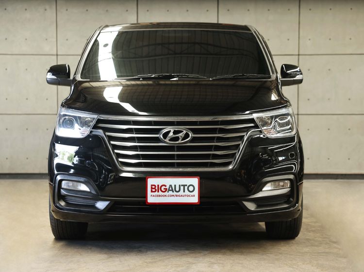 Hyundai H-1  2019 2.5 Elite Van ดีเซล ไม่ติดแก๊ส เกียร์อัตโนมัติ ดำ รูปที่ 3