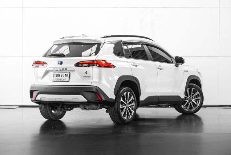 Toyota Corolla Cross 2020 1.8 Hybrid Premium Safety Utility-car ดีเซล ไม่ติดแก๊ส เกียร์อัตโนมัติ ขาว รูปที่ 4
