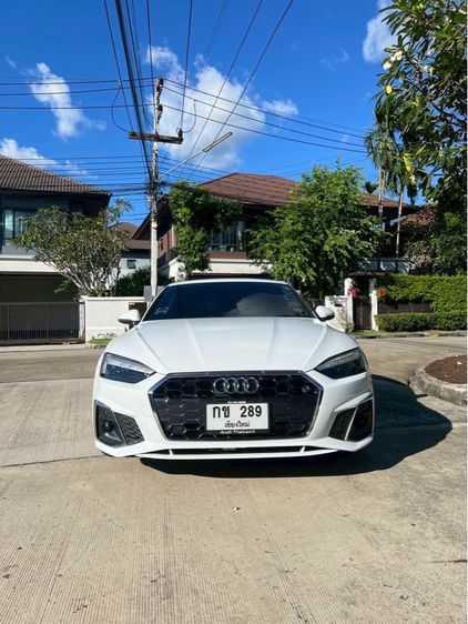 Audi Audi A5 2022 Coupe 45 TFSI quattro S-Line Sedan เบนซิน ไม่ติดแก๊ส เกียร์อัตโนมัติ ขาว รูปที่ 2