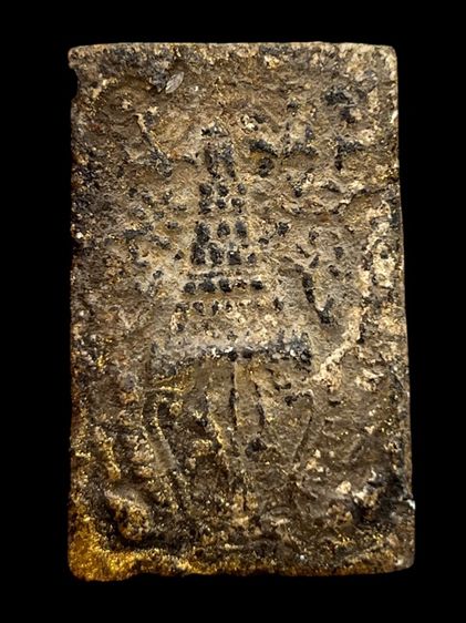 พระสมเด็จวัดระฆังพิมพ์ใหญ่เนื้อสีดำใบลาน หลัง ตราฉัตร ร.4(056) รูปที่ 2