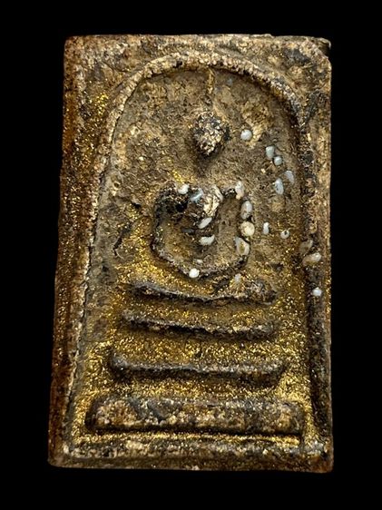 พระสมเด็จวัดระฆังพิมพ์ใหญ่เนื้อสีดำใบลาน หลัง ตราฉัตร ร.4(056)