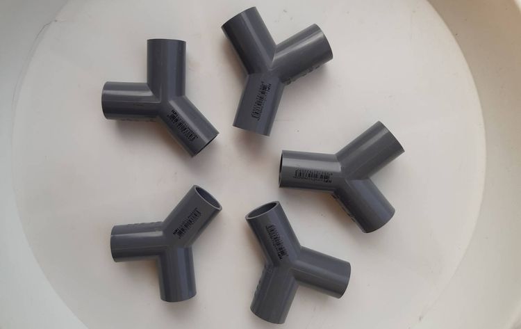 ข้อต่อท่อ PVC 3 ทาง Y การเกษตร ขนาด (4 หุน) ตราช้าง NPI  SCG สีเทา แบบยกกล่อง  143 ชิ้น รูปที่ 4