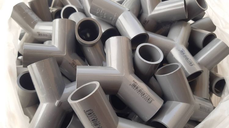 ข้อต่อท่อ PVC 3 ทาง Y การเกษตร ขนาด (4 หุน) ตราช้าง NPI  SCG สีเทา แบบยกกล่อง  143 ชิ้น รูปที่ 3