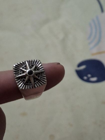 ขายแหวนเข็มทิศตอกโค๊ต 925 รูปที่ 18