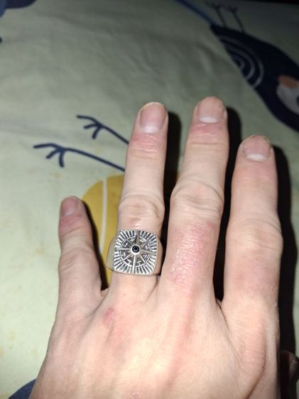 ขายแหวนเข็มทิศตอกโค๊ต 925 รูปที่ 4