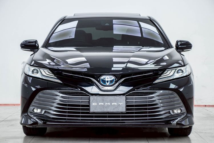 Toyota Camry 2021 2.5 HEV Premium Sedan ไฮบริด ไม่ติดแก๊ส เกียร์อัตโนมัติ ดำ รูปที่ 4