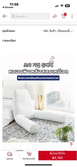 หมอนพิง Chowa รูปที่ 2