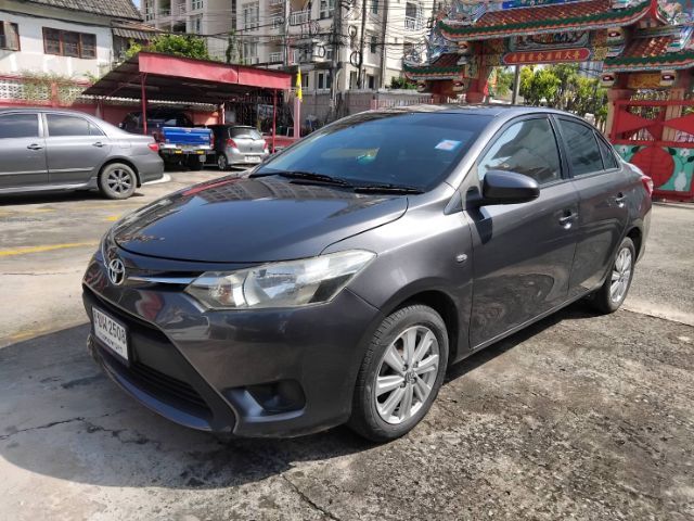 Toyota Vios 2014 1.5 E Sedan เบนซิน ไม่ติดแก๊ส เกียร์อัตโนมัติ เทา รูปที่ 3