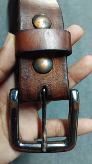 เข็มขัดหนังสีน้ำตาลหนังหนา สวยมีกระดุมเป๊กถอดเปลี่ยนสายได้ เอว45-48 กว้าง1.5 ยาวรวมหัว55นิ้ว
สภาพสวย
ขาย450ส่งเคอรี่50  รูปที่ 5