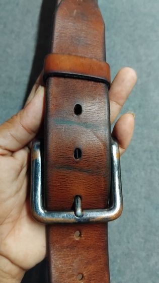 เข็มขัดหนังสีน้ำตาลหนังหนา สวยมีกระดุมเป๊กถอดเปลี่ยนสายได้ เอว45-48 กว้าง1.5 ยาวรวมหัว55นิ้ว
สภาพสวย
ขาย450ส่งเคอรี่50  รูปที่ 2