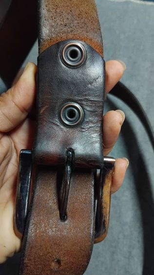 เข็มขัดหนังสีน้ำตาลหนังหนา สวยมีกระดุมเป๊กถอดเปลี่ยนสายได้ เอว45-48 กว้าง1.5 ยาวรวมหัว55นิ้ว
สภาพสวย
ขาย450ส่งเคอรี่50  รูปที่ 6