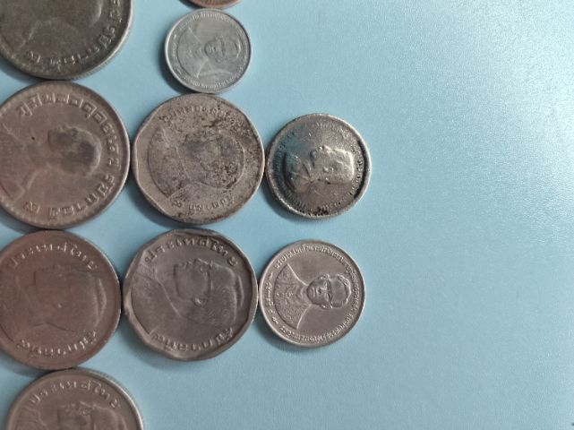 เหรียญไทยโบราณร 5 ร 9 เหรียญ1.บ5.บ 5 ส.ต..รศ25 สต 50 สต  เก่าเก็บทั้งหมด69เหรียญ รูปที่ 10