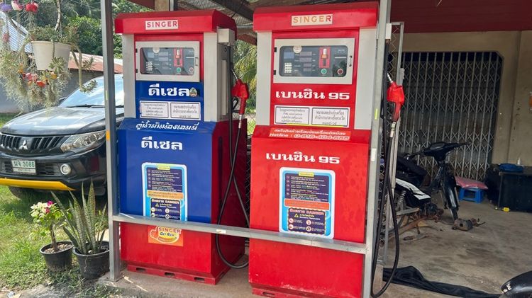 ตู้น้ำมันหยอดเหรียญซิงเกอร์มือสองสภาพดีมาก