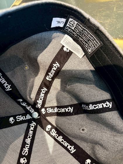 หมวก Skullcandy L-XL Rocker Style Skull Patch Embroidery Hat  Grey รูปที่ 4