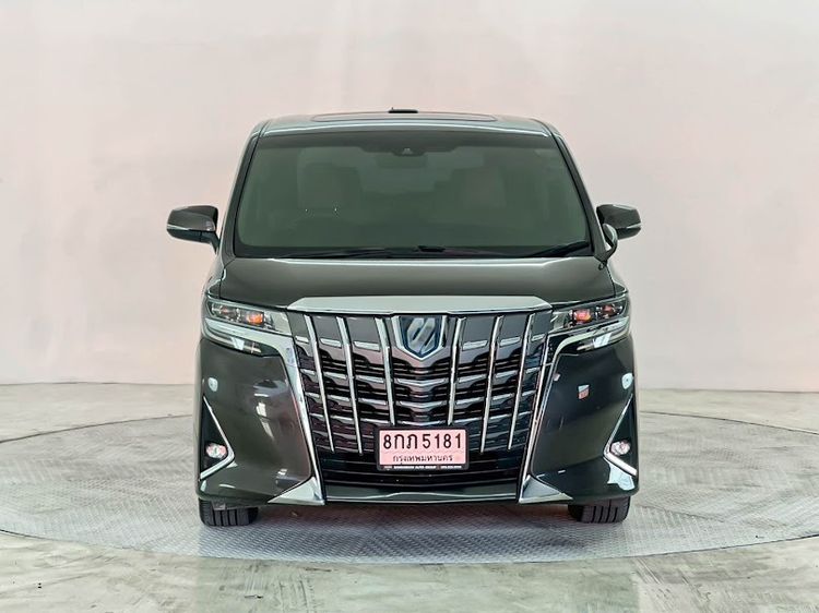 Toyota Alphard 2018 2.5 HV 4WD Utility-car ไฮบริด ไม่ติดแก๊ส เกียร์อัตโนมัติ ดำ รูปที่ 2