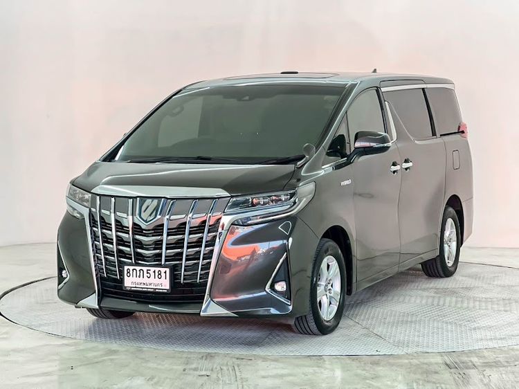 รถ Toyota Alphard 2.5 HV 4WD สี ดำ