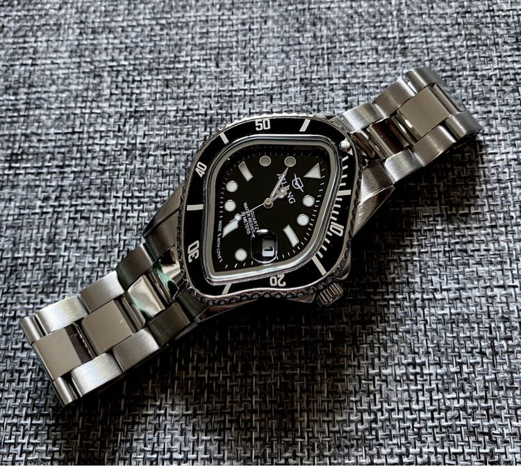 ❌ขายแล้ว❌ Luxury Watch นาฬิกาทรงพิเศษ สายสแตนเลส รูปที่ 3