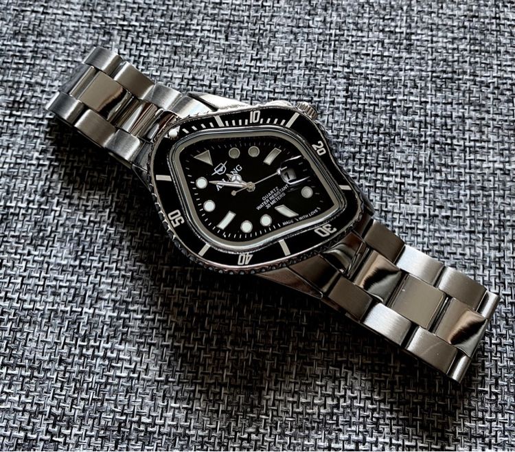 ❌ขายแล้ว❌ Luxury Watch นาฬิกาทรงพิเศษ สายสแตนเลส รูปที่ 2