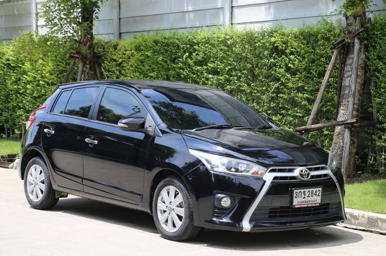 Toyota Yaris 2014 1.5 G Sedan เบนซิน ไม่ติดแก๊ส เกียร์อัตโนมัติ ดำ รูปที่ 2