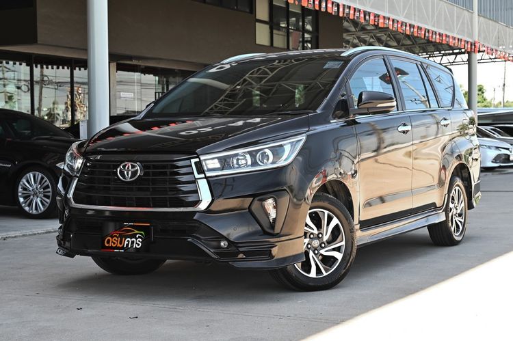 Toyota Innova 2021 2.8 Crysta Utility-car ดีเซล ไม่ติดแก๊ส เกียร์อัตโนมัติ ดำ
