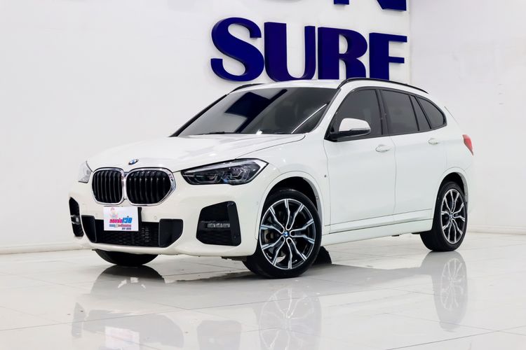 BMW X1 2020 2.0 sDrive20d M Sport Utility-car ดีเซล ไม่ติดแก๊ส เกียร์อัตโนมัติ ขาว