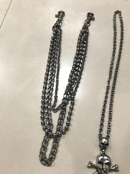 สร้อยคอแนวๆ สแตนเลส มือสอง สภาพดีมาก รูปที่ 4