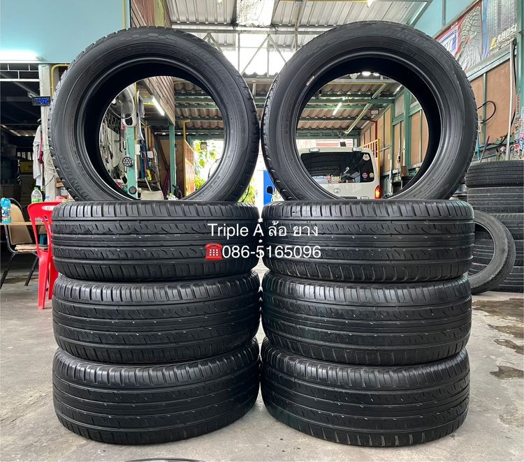 ✨ยางมือสอง✨265-50-20 Dunlop ปลายปี 19(8เส้น)💓ดอกยางสวย หนาปึกทุกเส้น