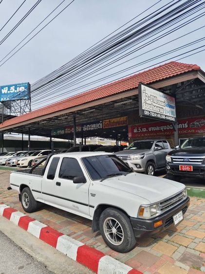Toyota Hilux Mighty-X 1991 2.4 Pickup ดีเซล ไม่ติดแก๊ส เกียร์ธรรมดา ขาว รูปที่ 4