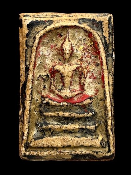 พระสมเด็จวัดระฆังพิมพ์ใหญ่ ลงรักสองสี เนื้อเก่าสวย(055)