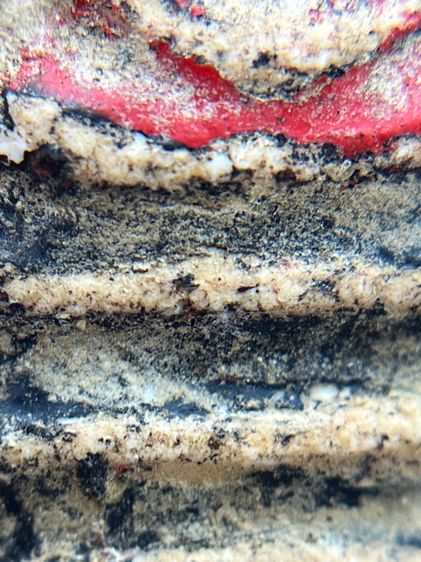 พระสมเด็จวัดระฆังพิมพ์ใหญ่ ลงรักสองสี เนื้อเก่าสวย(055) รูปที่ 11