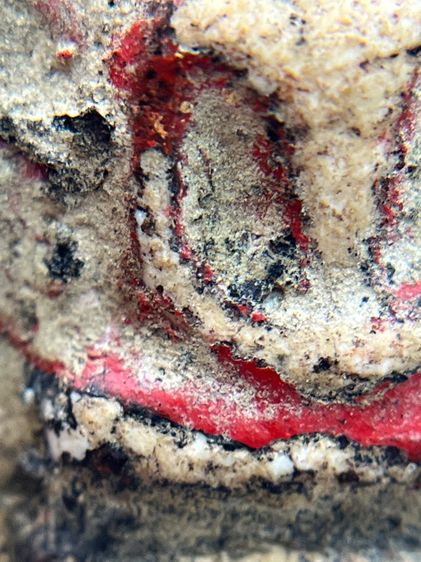 พระสมเด็จวัดระฆังพิมพ์ใหญ่ ลงรักสองสี เนื้อเก่าสวย(055) รูปที่ 5