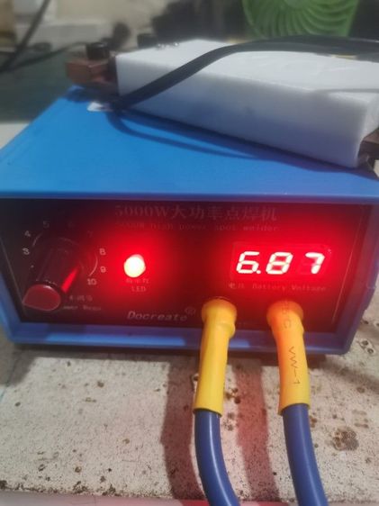 เชื่อมขั่วแบต spot welder  แพคแบต 18650 21700