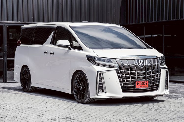 รถ Toyota Alphard 3.5 Executive Lounge สี ขาว